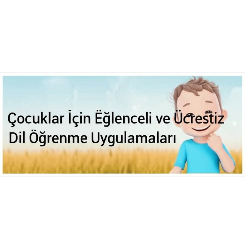Çocuklar İçin Eğlenceli ve Ücretsiz Dil Öğrenme Uygulamaları