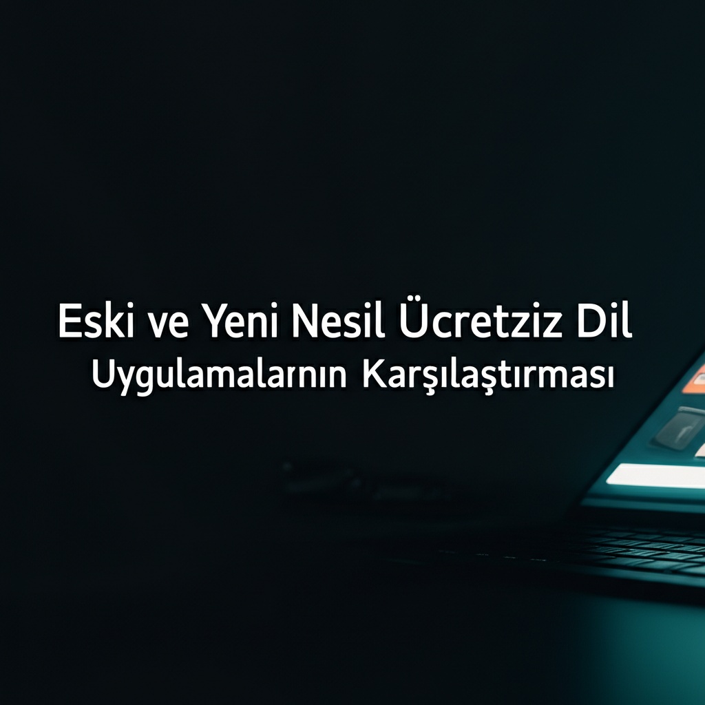 Eski ve Yeni Nesil Ücretsiz Dil Uygulamalarının Karşılaştırması