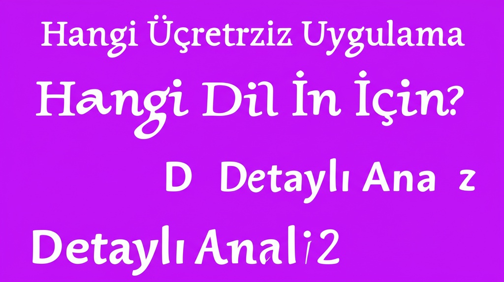 Hangi Ücretsiz Uygulama Hangi Dil İçin Daha İyi? Detaylı Analiz